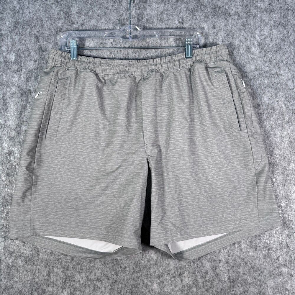 Bird Dog Shorts Mens 3XL 36x7 Gray Blue Lined Performance Active Casual